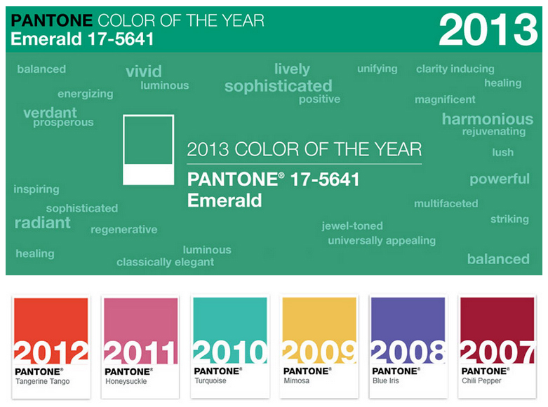 La couleur Pantone de l’année 2013