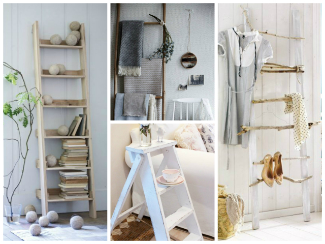Deco echelle guirlande