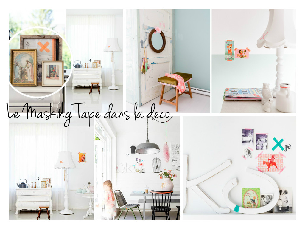 Le Masking Tape envahit la déco