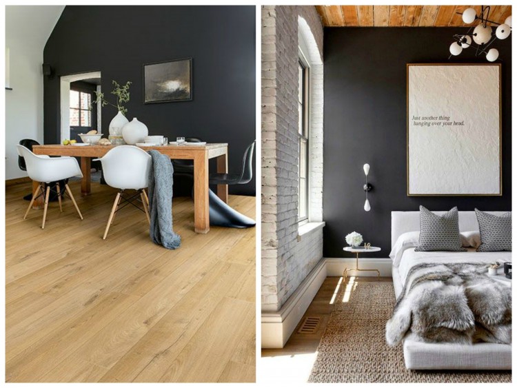 Envie d'un mur noir dans ma déco • aventure déco Noir décor manger à salle
