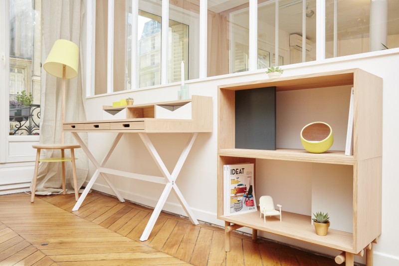 Espace bureau bois clair - Aventure Deco