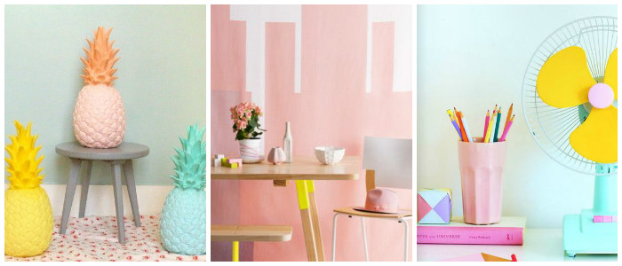 Pastel vs Fluo dans la décoration - Aventure Deco