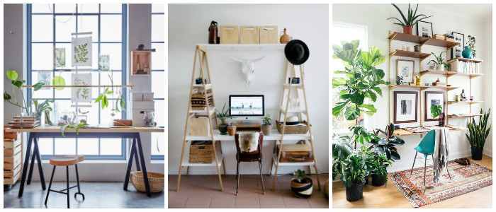 Un bureau dans le salon - Aventure Deco