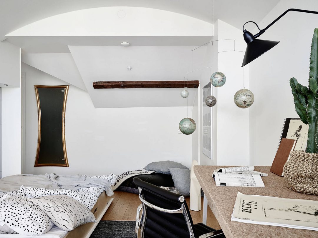 Duplex sous les toits aux allures scandinave