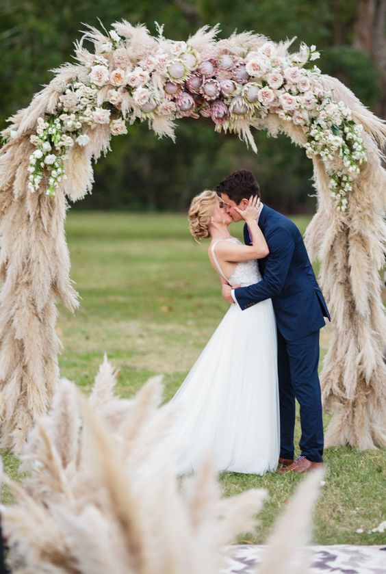 Quand l'Herbe de la Pampa remplace l'Eucalyptus