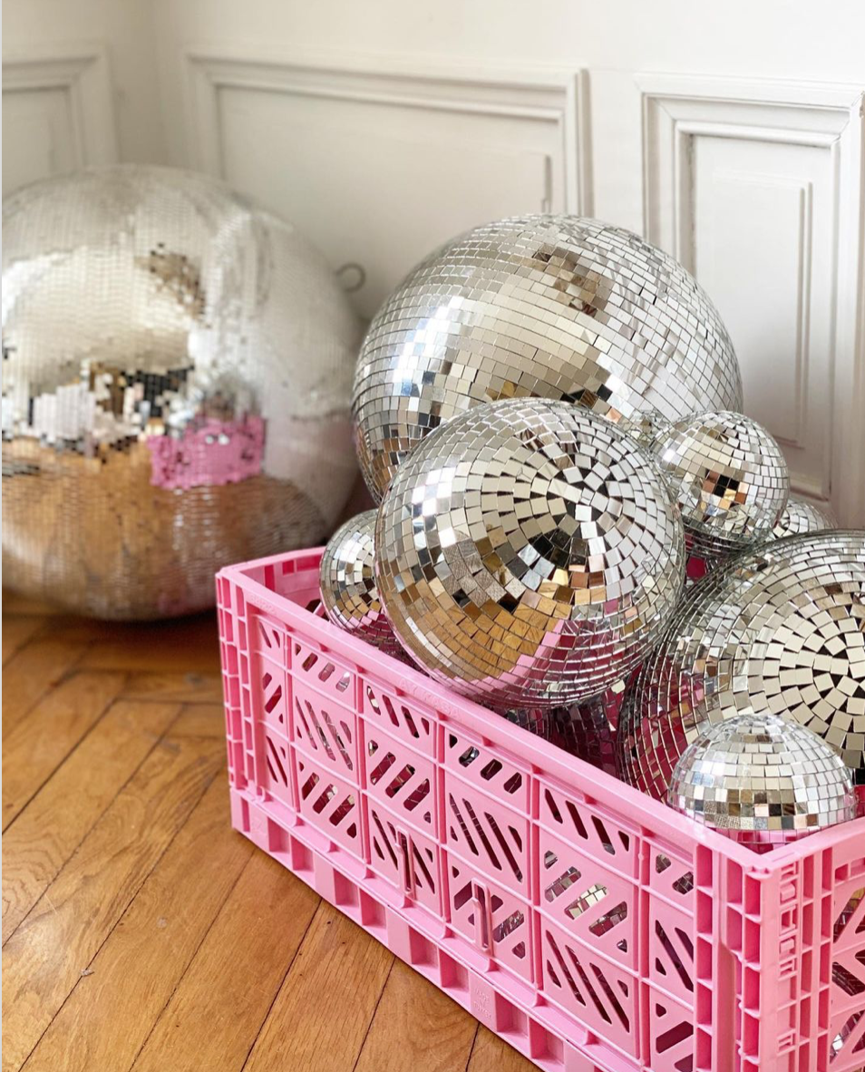 boule à facette, objet déco, tendance et rétro