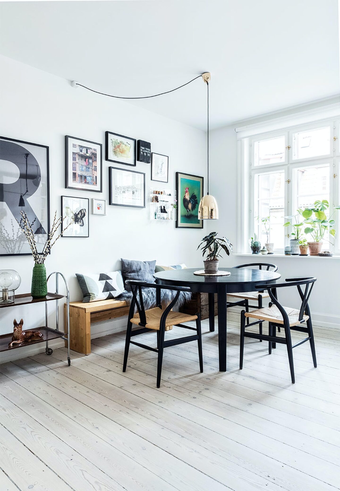 Une suspension décentrée pour ma salle à manger