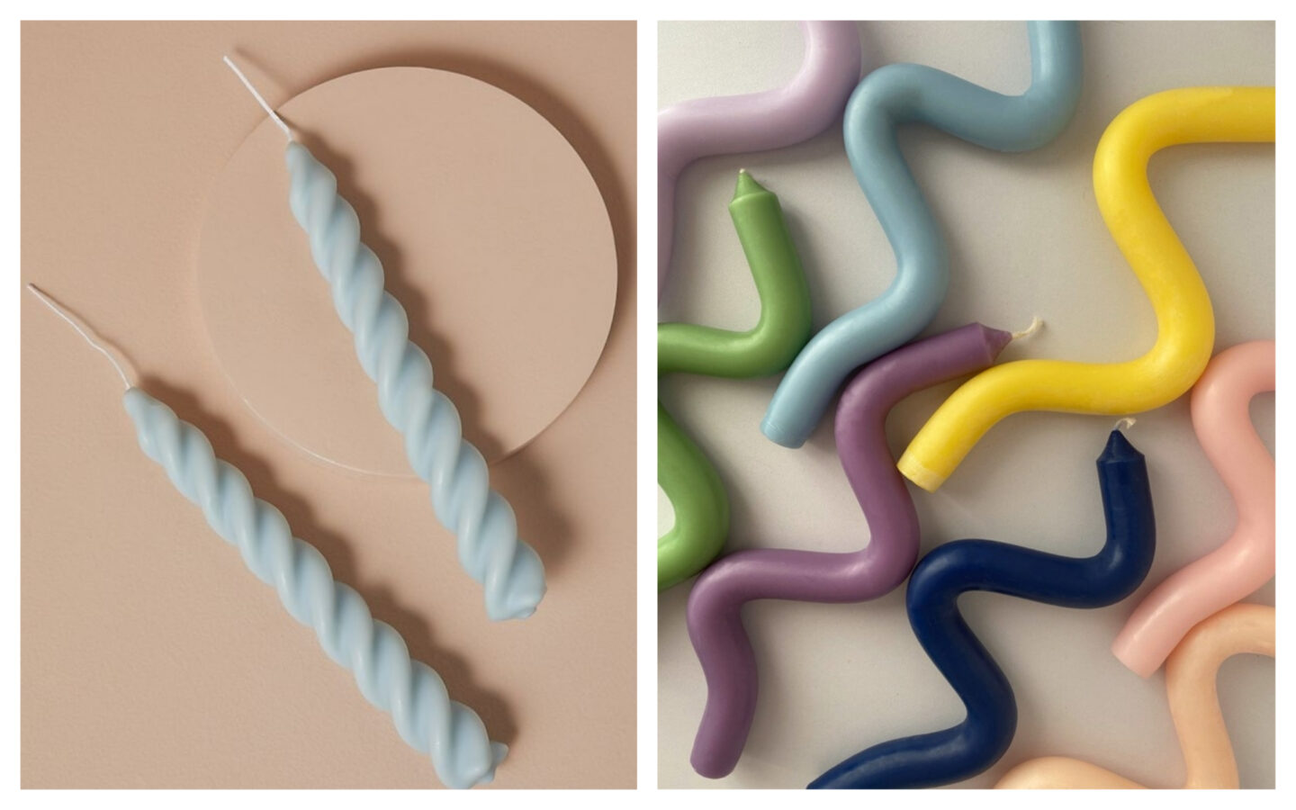 Bougies Torsadées Métalisées De Kunstindustrien